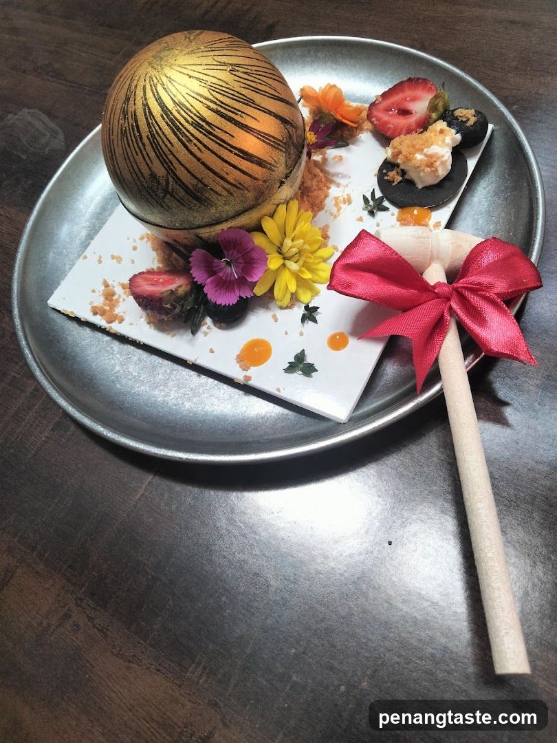 Dessert Sphere with Hammer
