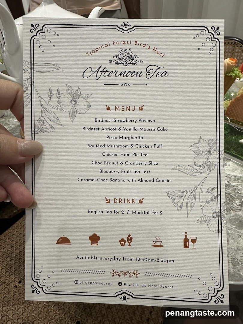 Tropical Forest Bird's Nest Afternoon Tea
