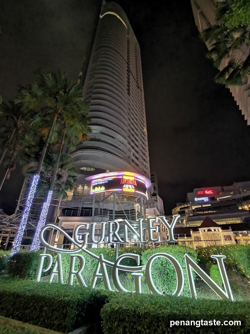 Gurney Paragon Signage at Night
