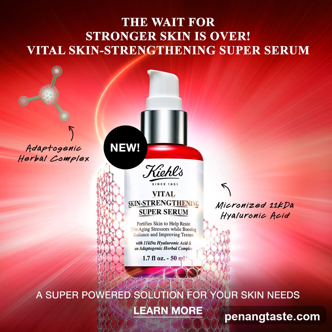 Kiehl's Vital Skin-Strengthening Super Serum Advertisement