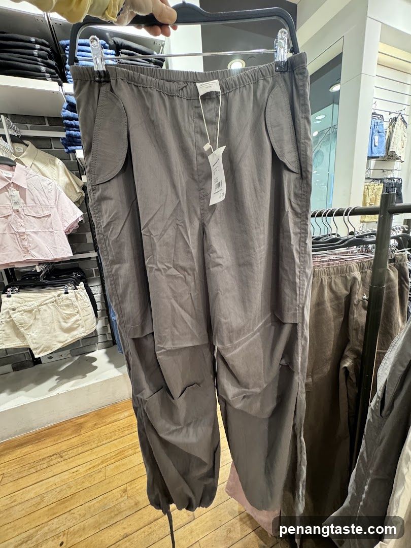 Pants on display