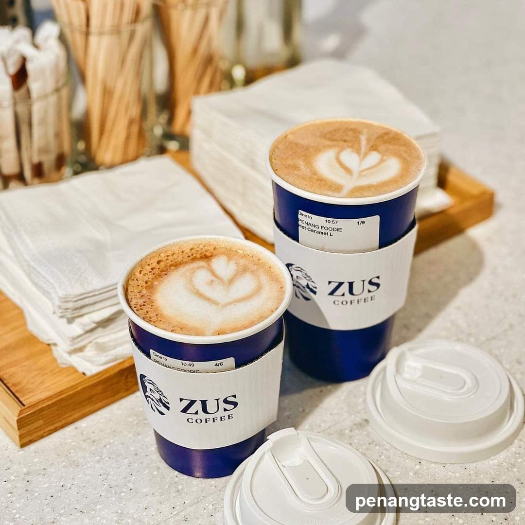 Two Coffees with Latte Art