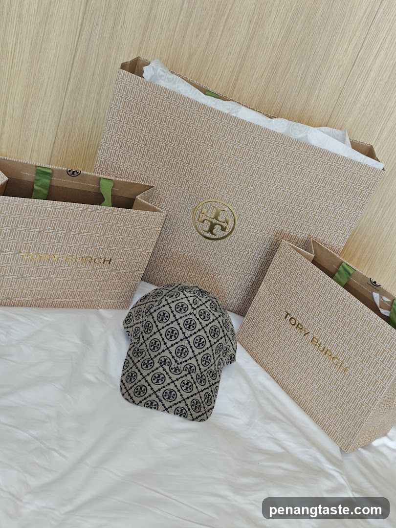Tory Burch Shopping Bags and Hat
