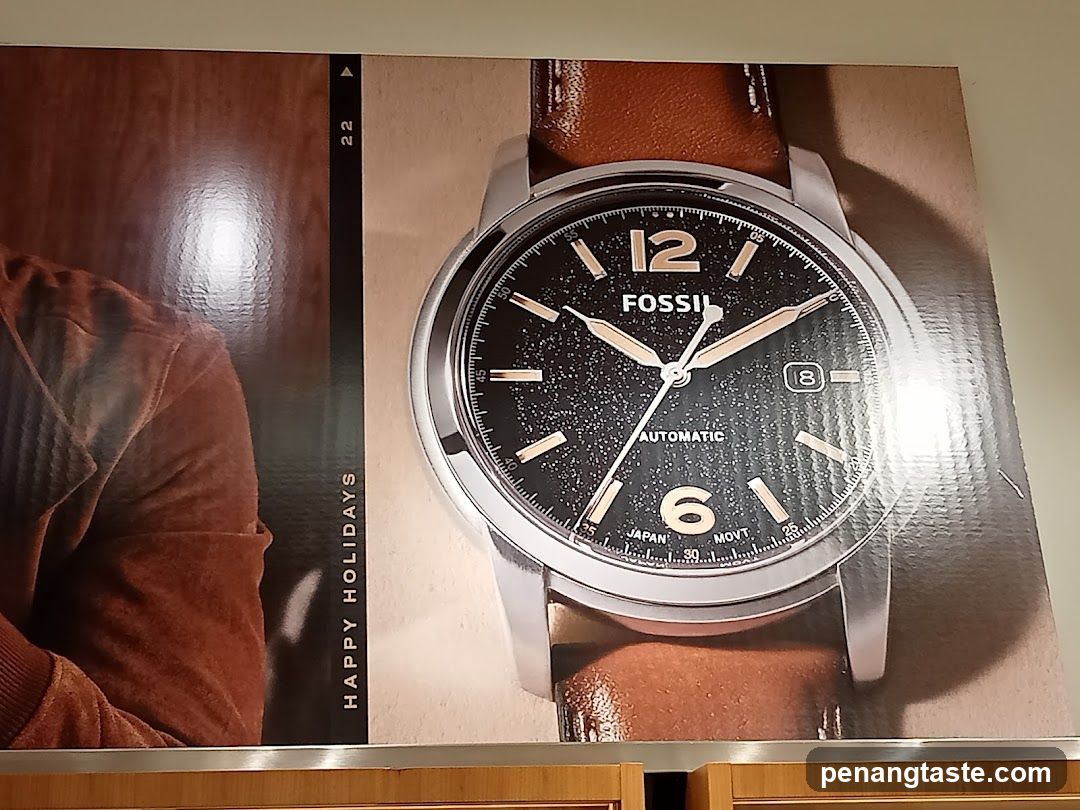 Fossil Watch Advertisement
