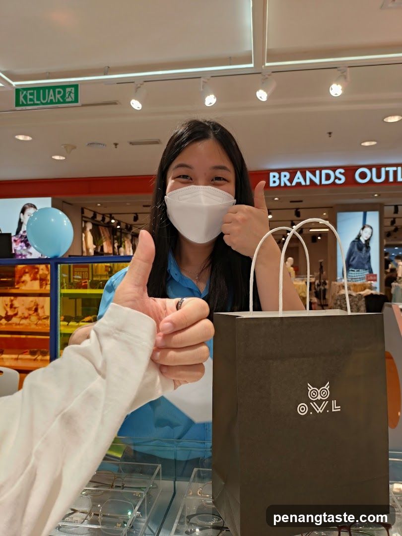 Happy Customer Giving Thumbs Up