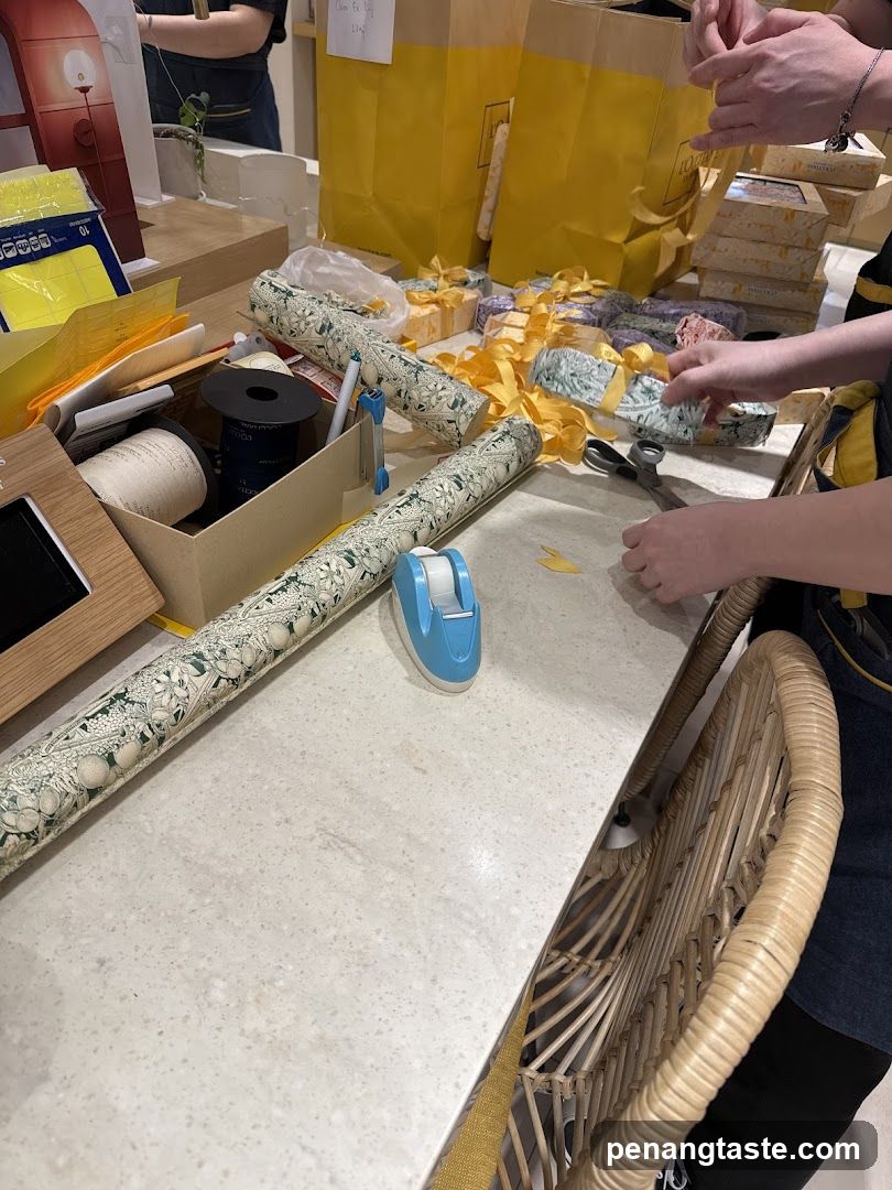 Gift Wrapping Station