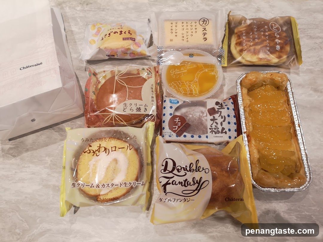 Assortment of Châteraisé Pastries