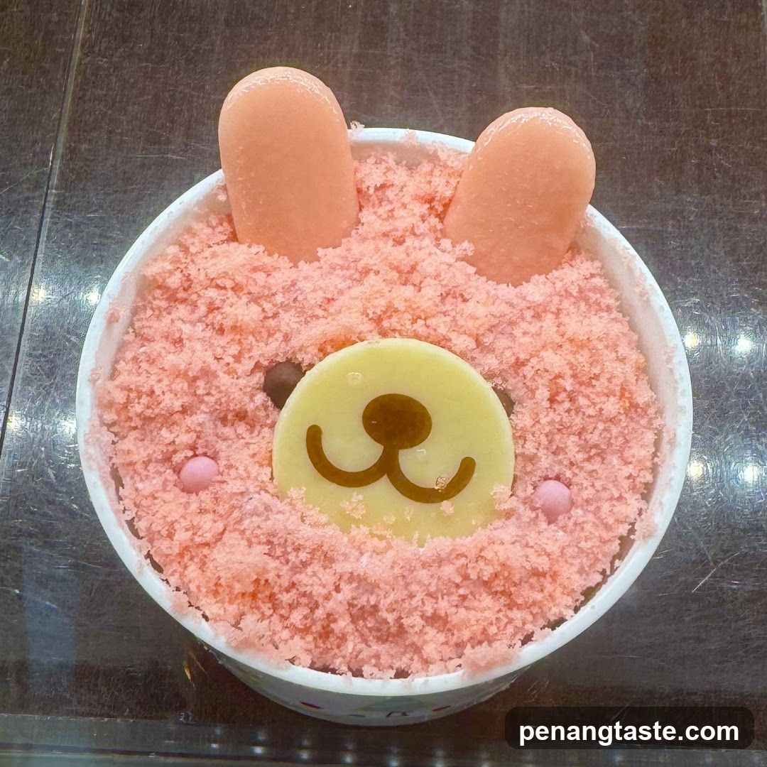 Dessert with Bear Face