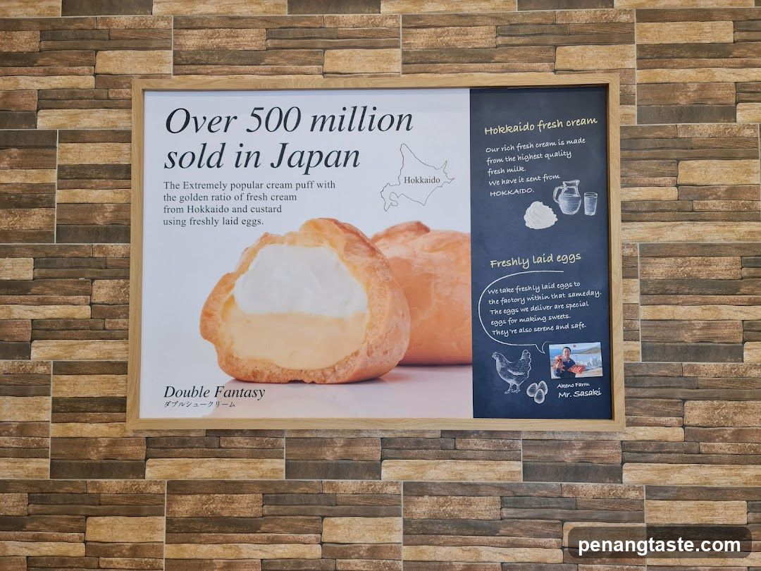 Advertisement for Double Fantasy Cream Puffs