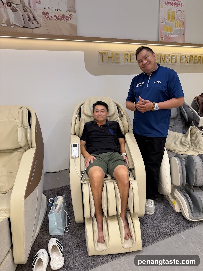 Massage Chair Demonstration
