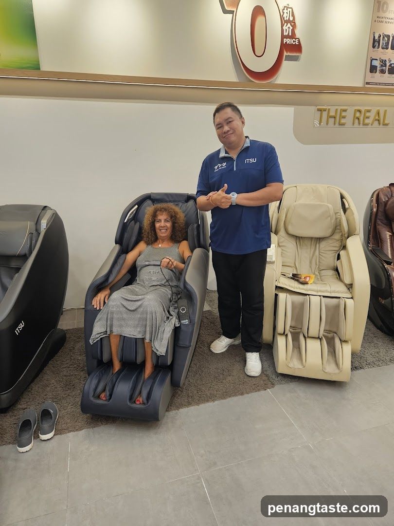 Massage Chair Demonstration