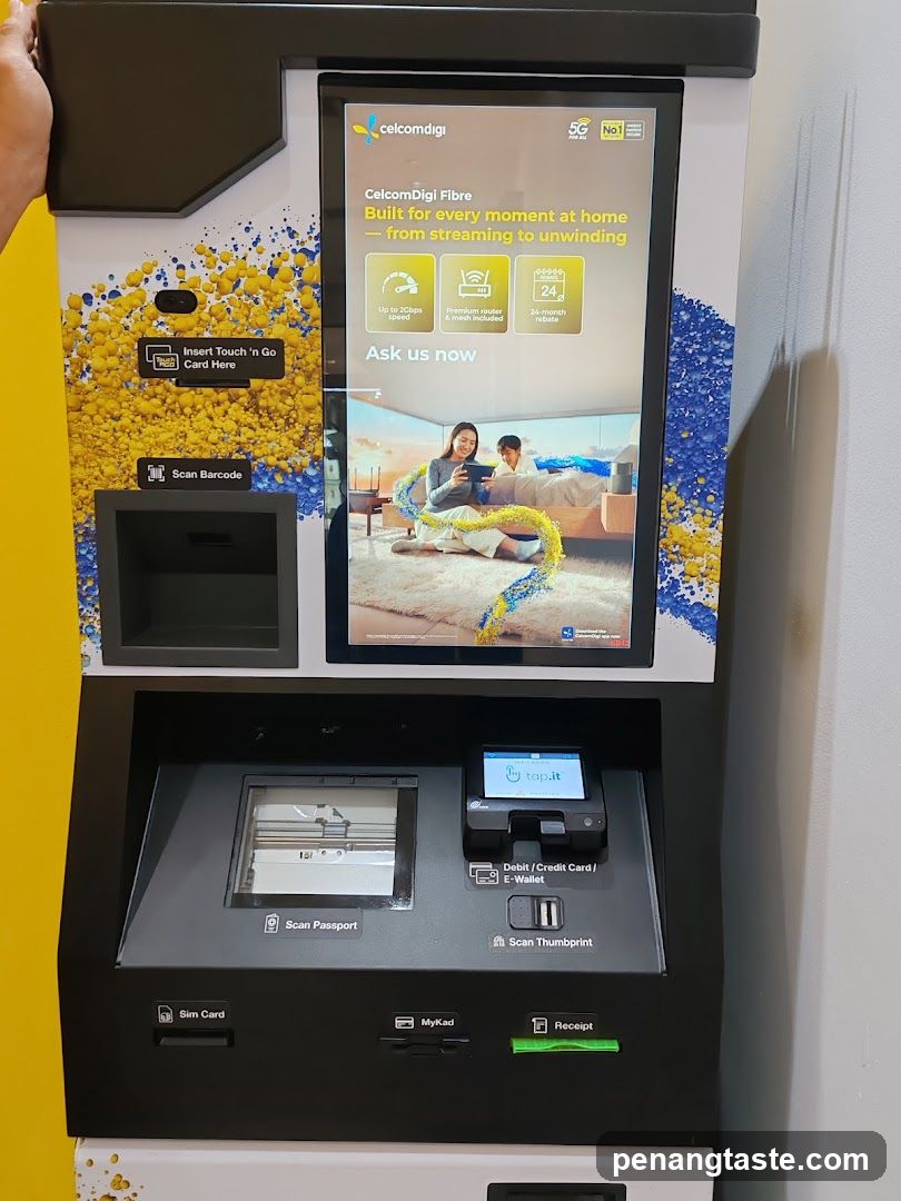 CelcomDigi Fibre Kiosk