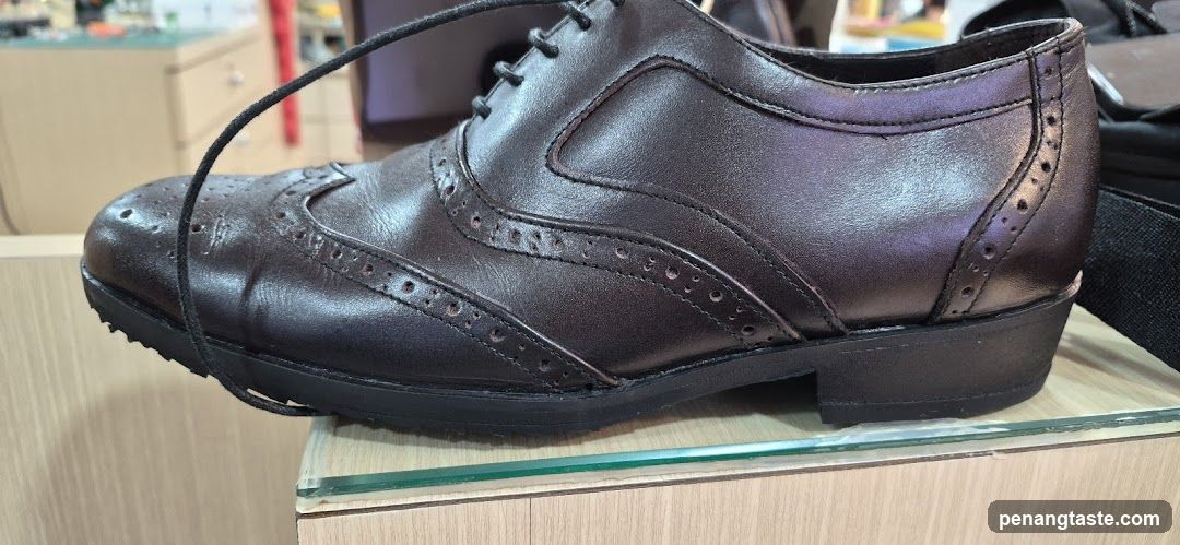 Brown Wingtip Shoe