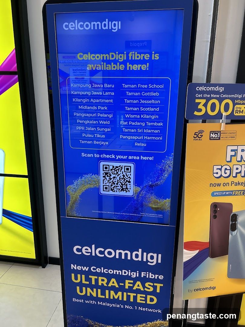 CelcomDigi Fibre Advertisement