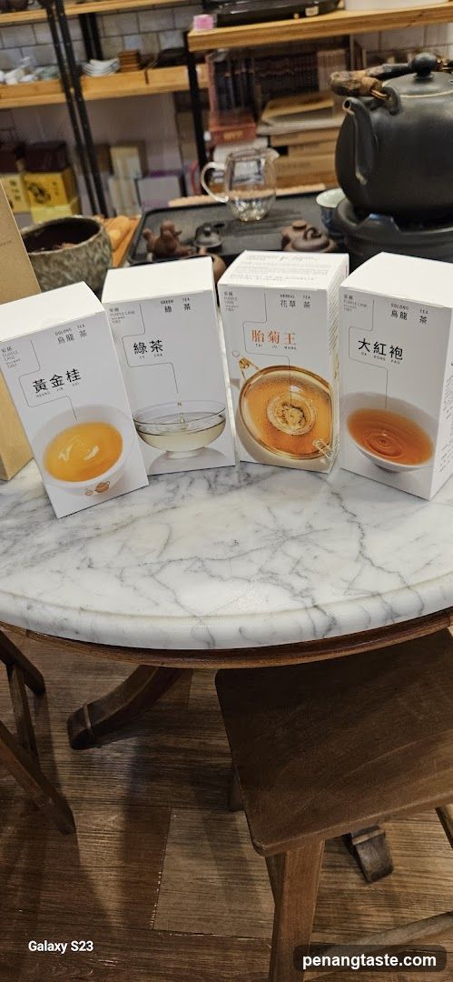 Tea Boxes on Table