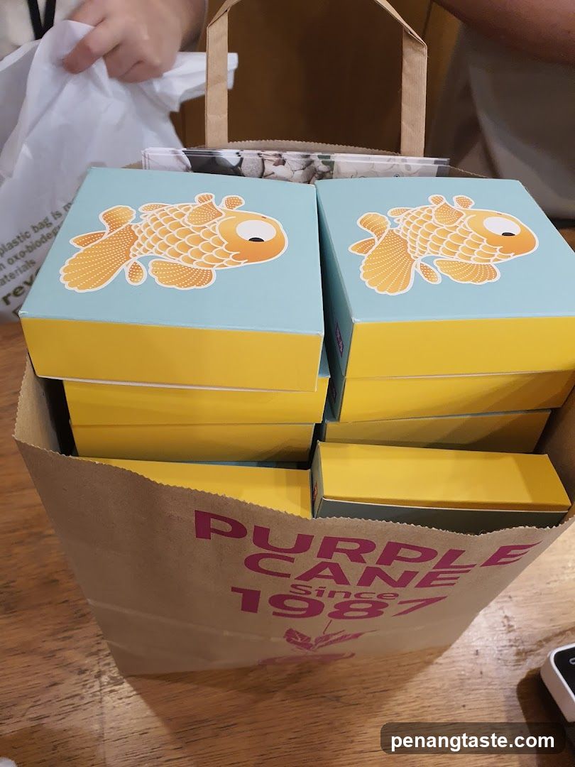 Purple Cane Bag with Boxes