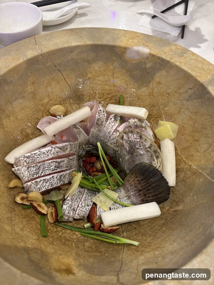Raw Fish Dish Preparation