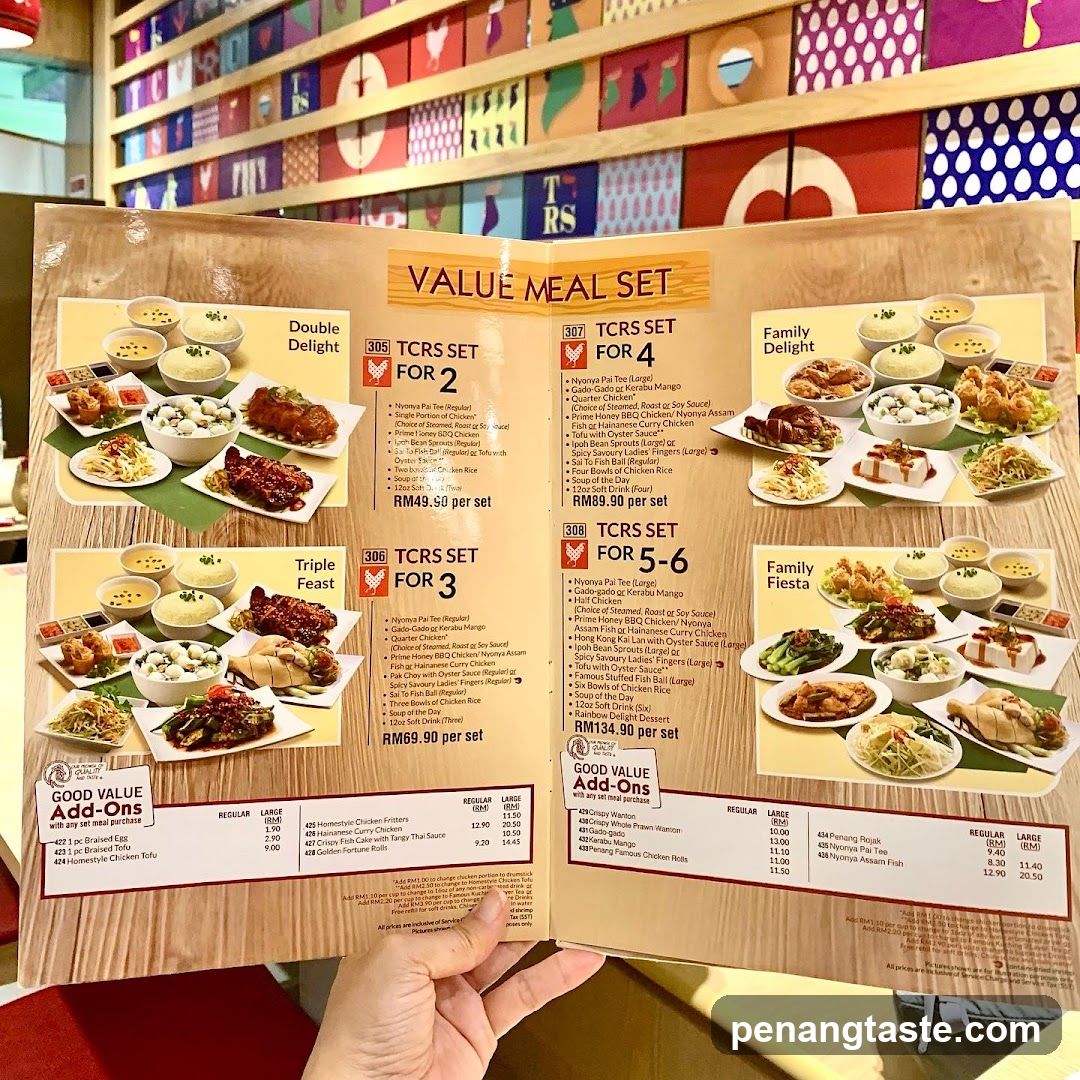 Value Meal Set Menu