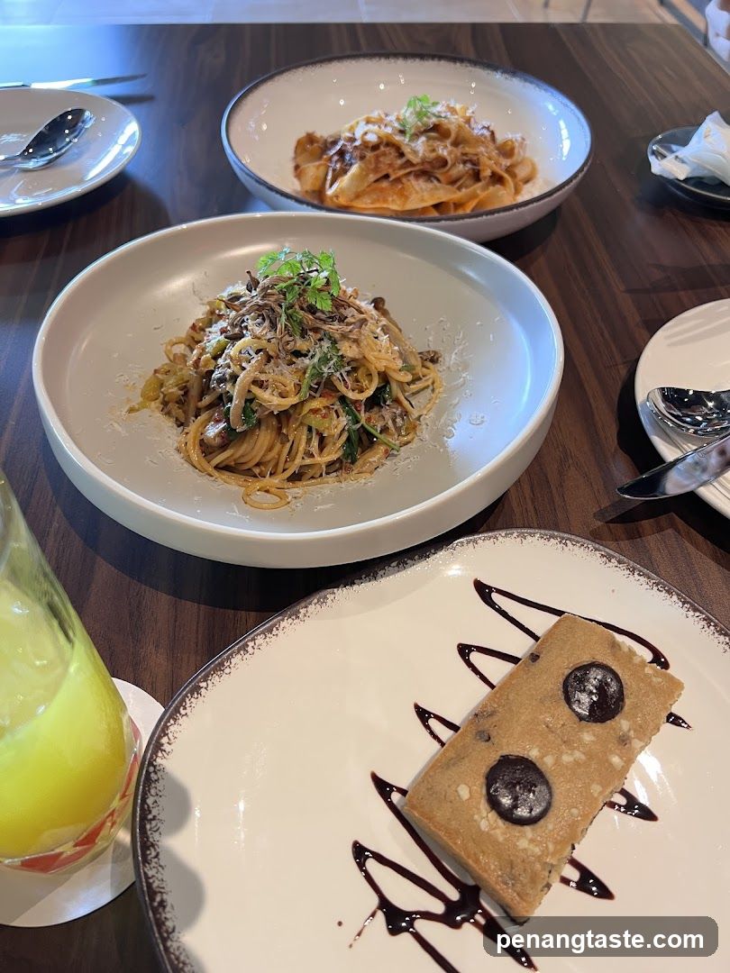 Pasta and Dessert