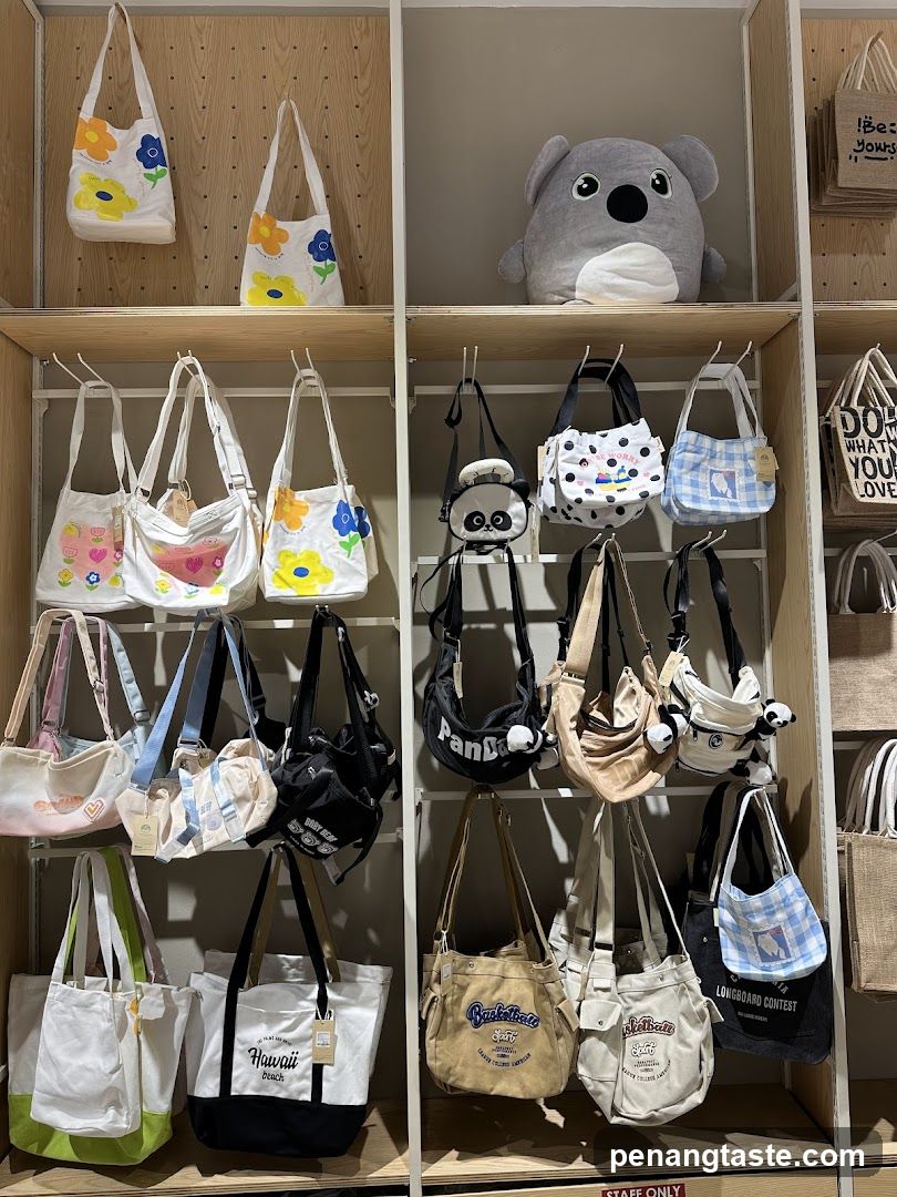 Assortment of Bags and Plush Toy