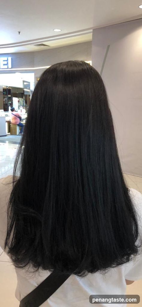 Woman's Long Black Hair