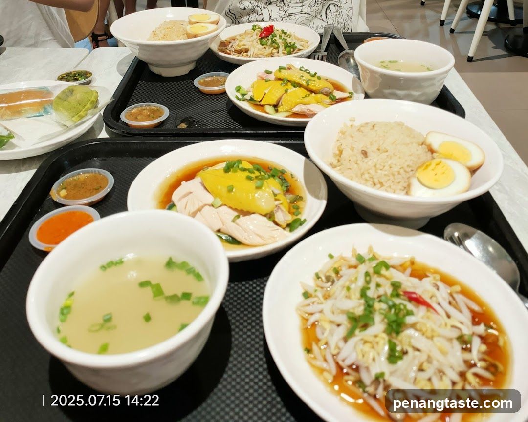 Hainanese Chicken Rice Meal