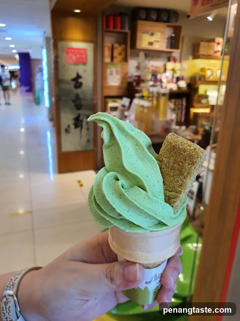Matcha Soft Serve Ice Cream