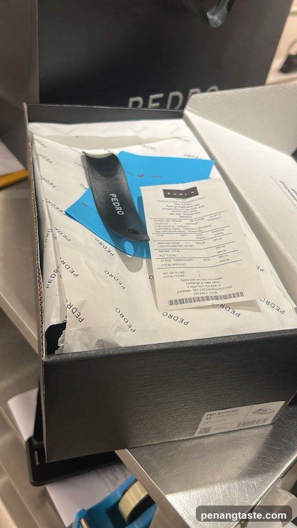 Pedro Shoe Box Contents