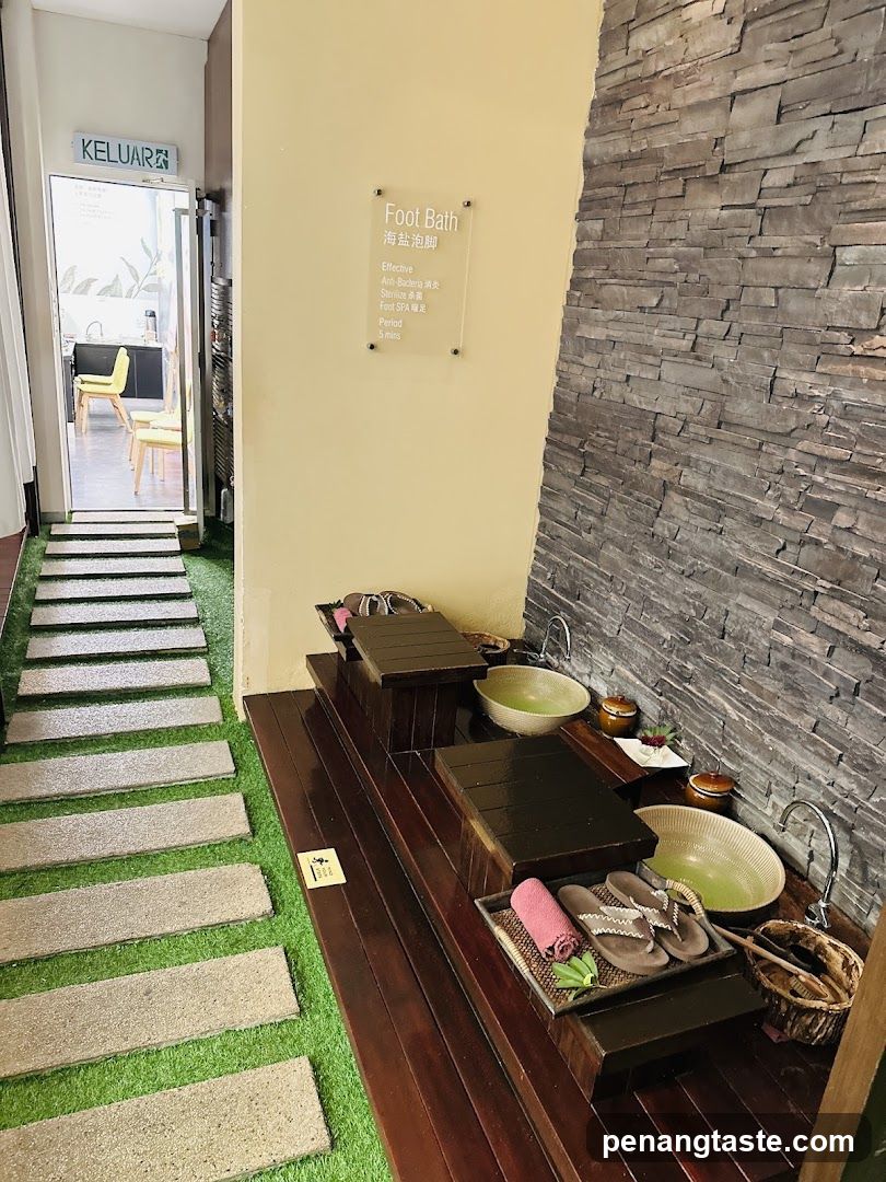 Foot Bath Area
