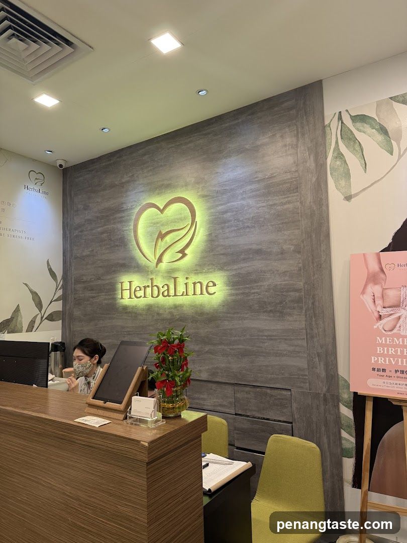 Herbaline Reception Area