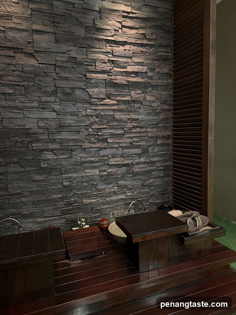 Spa Foot Soak Area