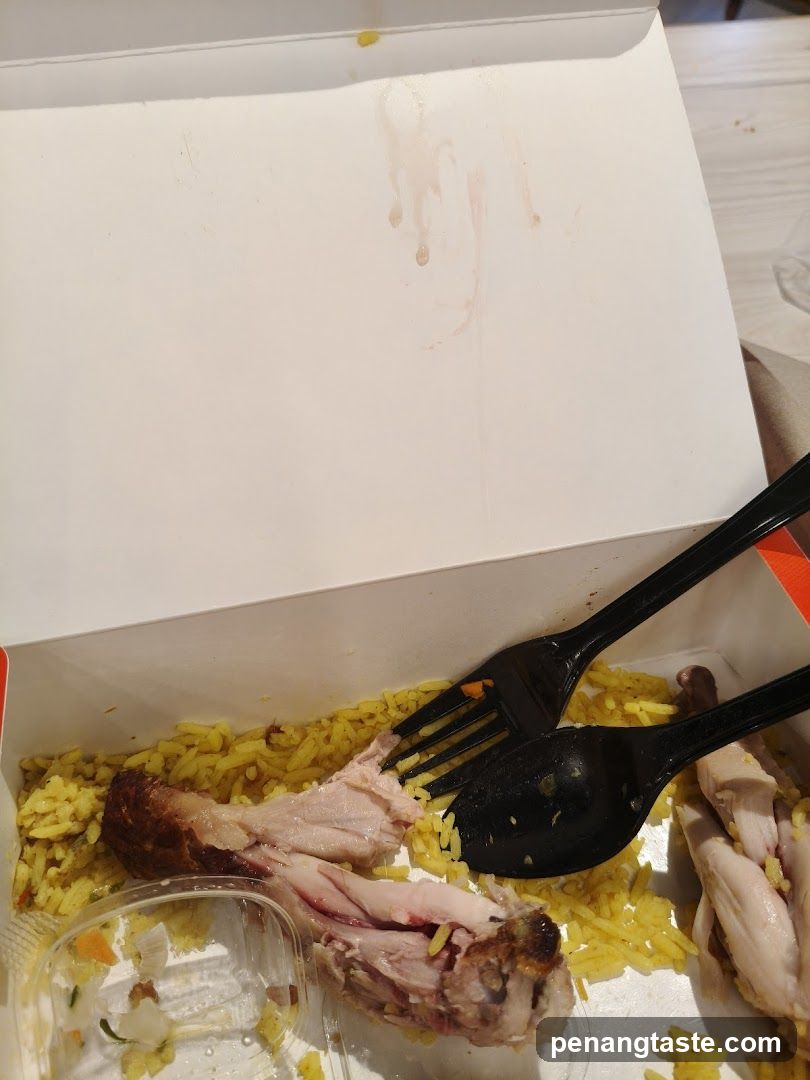 Food in Takeout Box