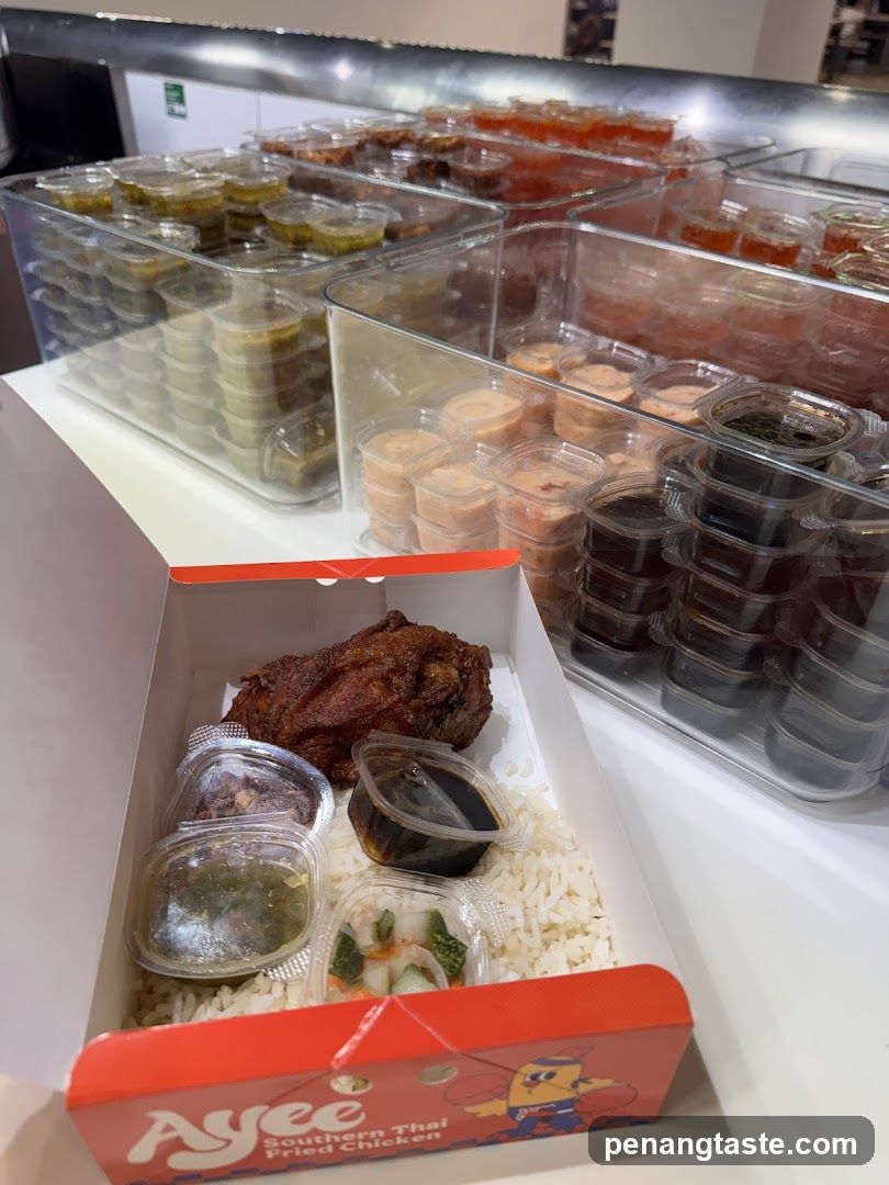 Food Display and Boxed Meal
