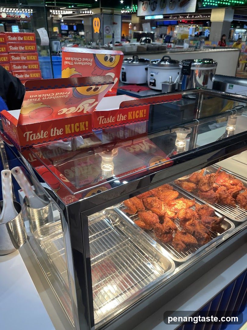 Food stall interior