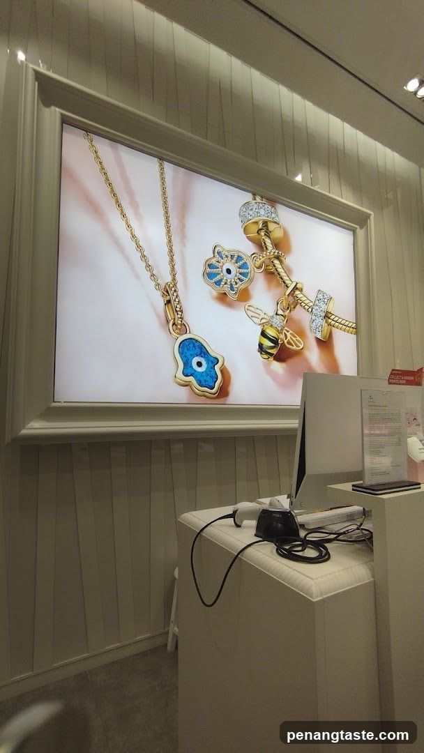 Jewelry Display in Store Interior