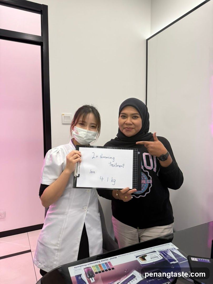 Two individuals in a clinic or treatment center
