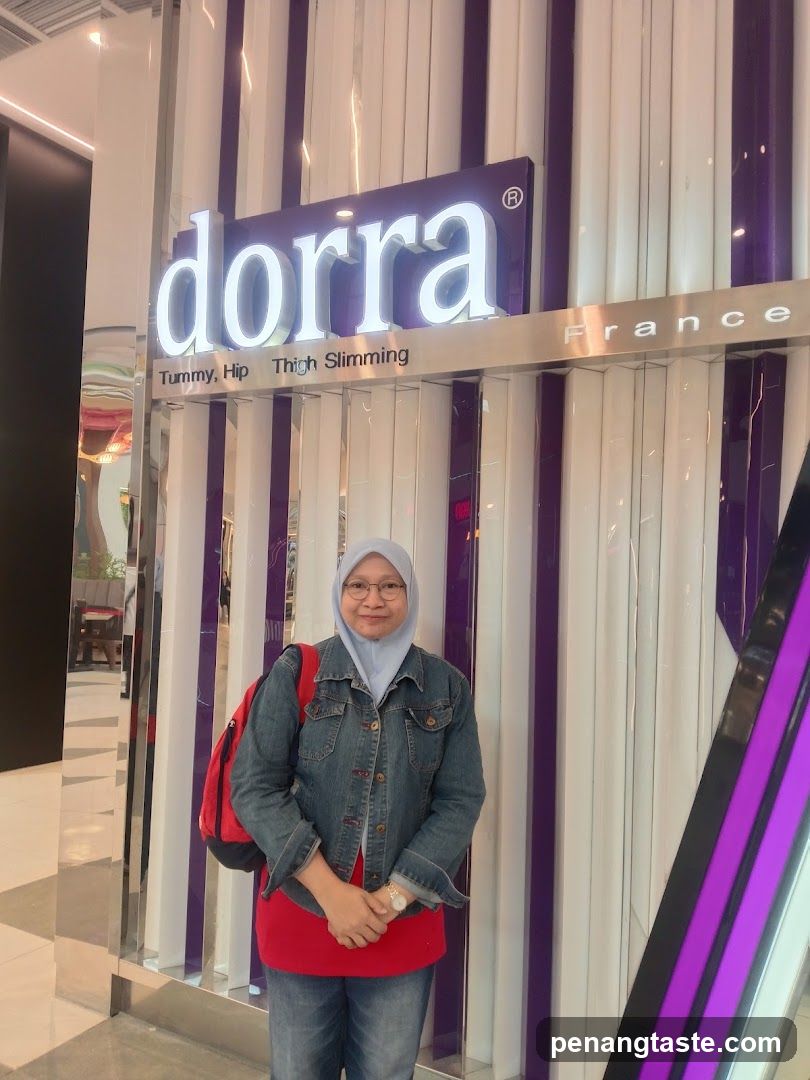 Person in front of a store