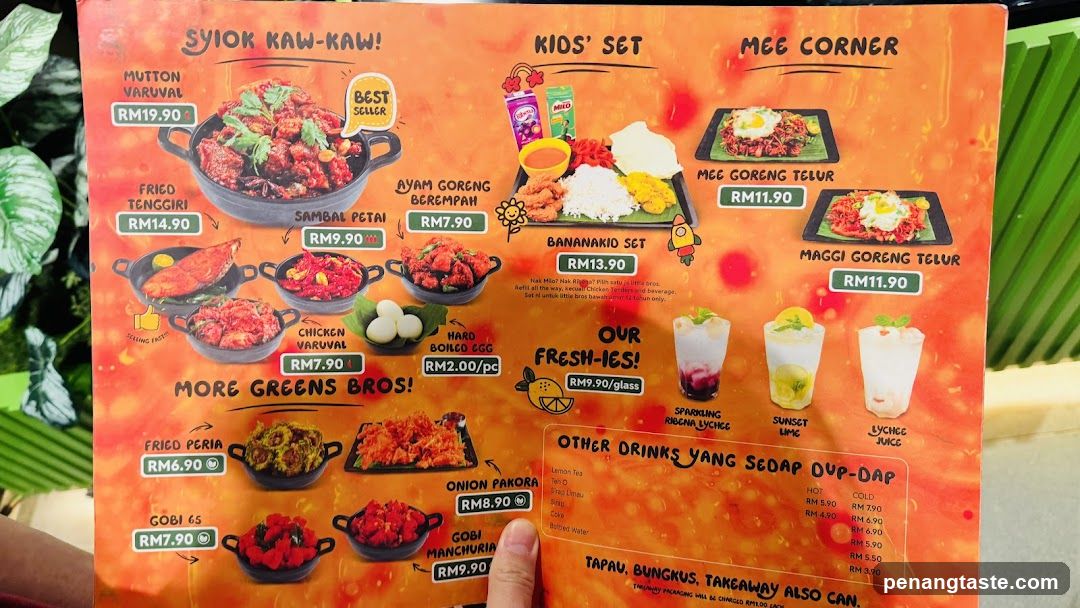 Food Menu Board