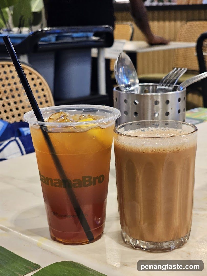 Tabletop beverages and dining setup