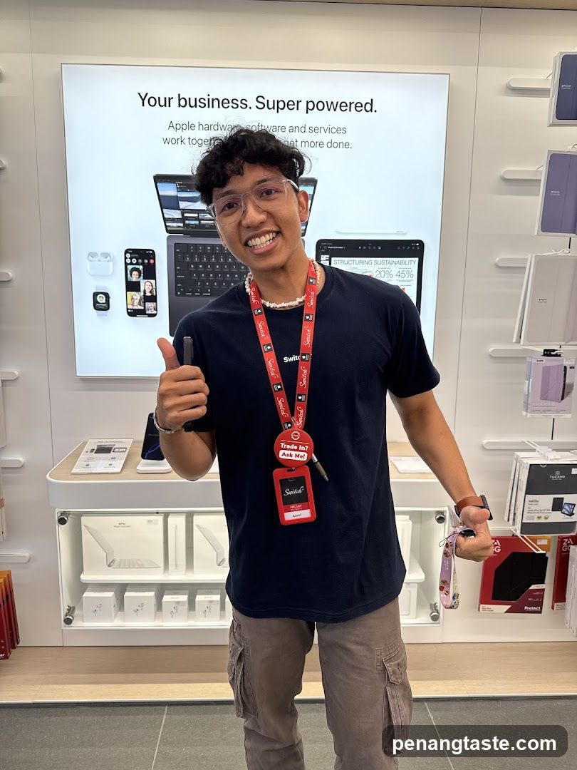 Store Interior with Staff Member
