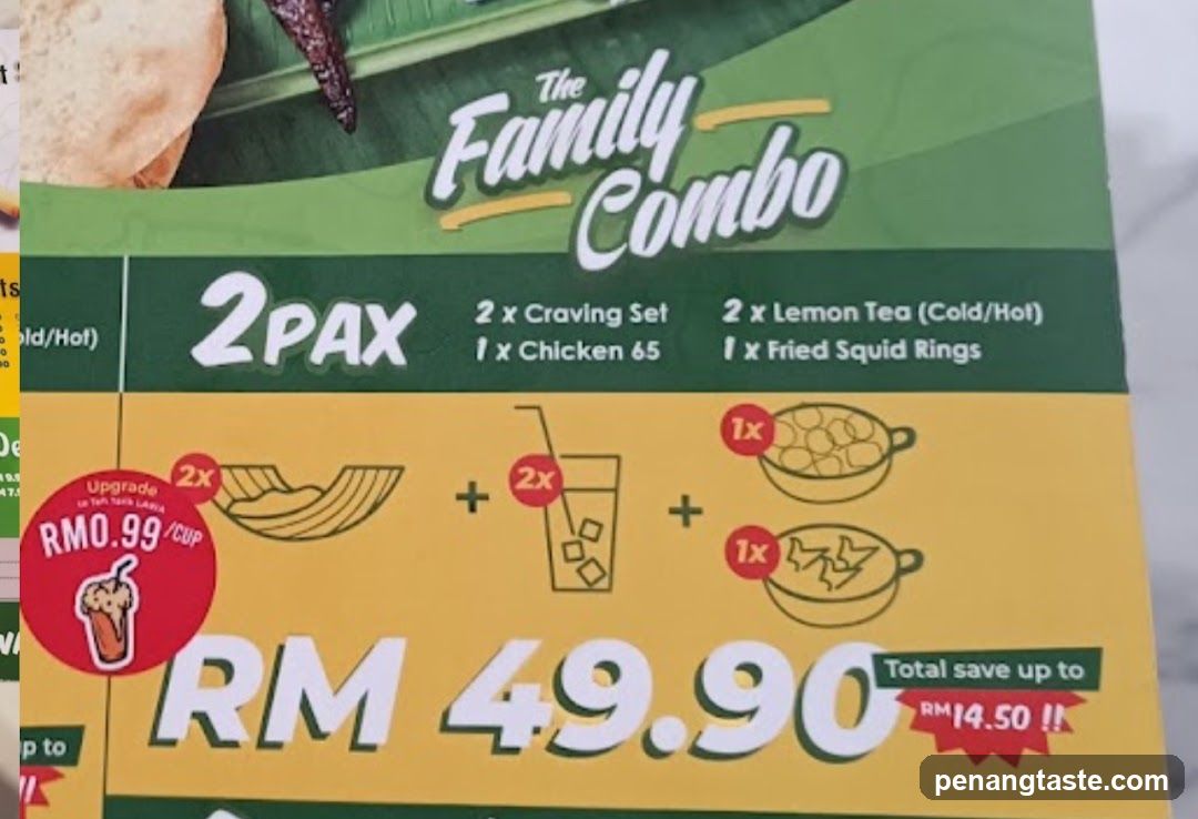 The Family Combo Menu
