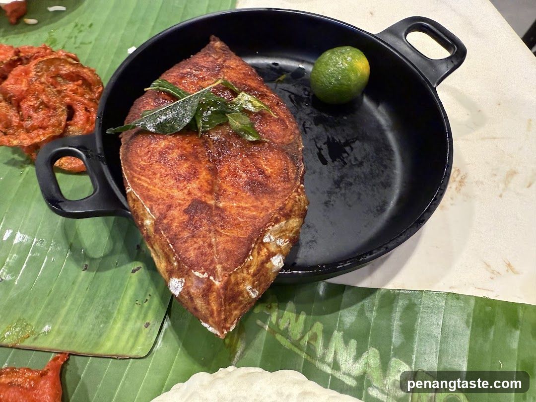 Food Presentation on Banana Leaf