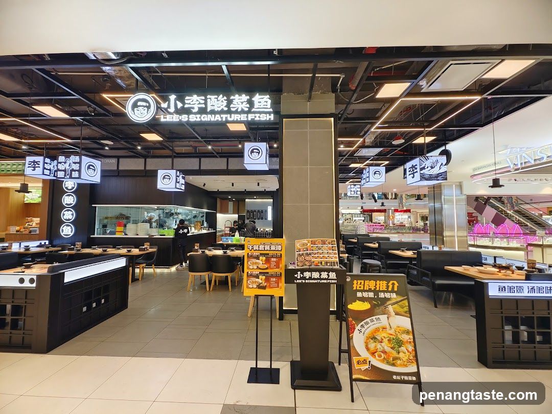 Restaurant Interior with Signage and Menu Displays