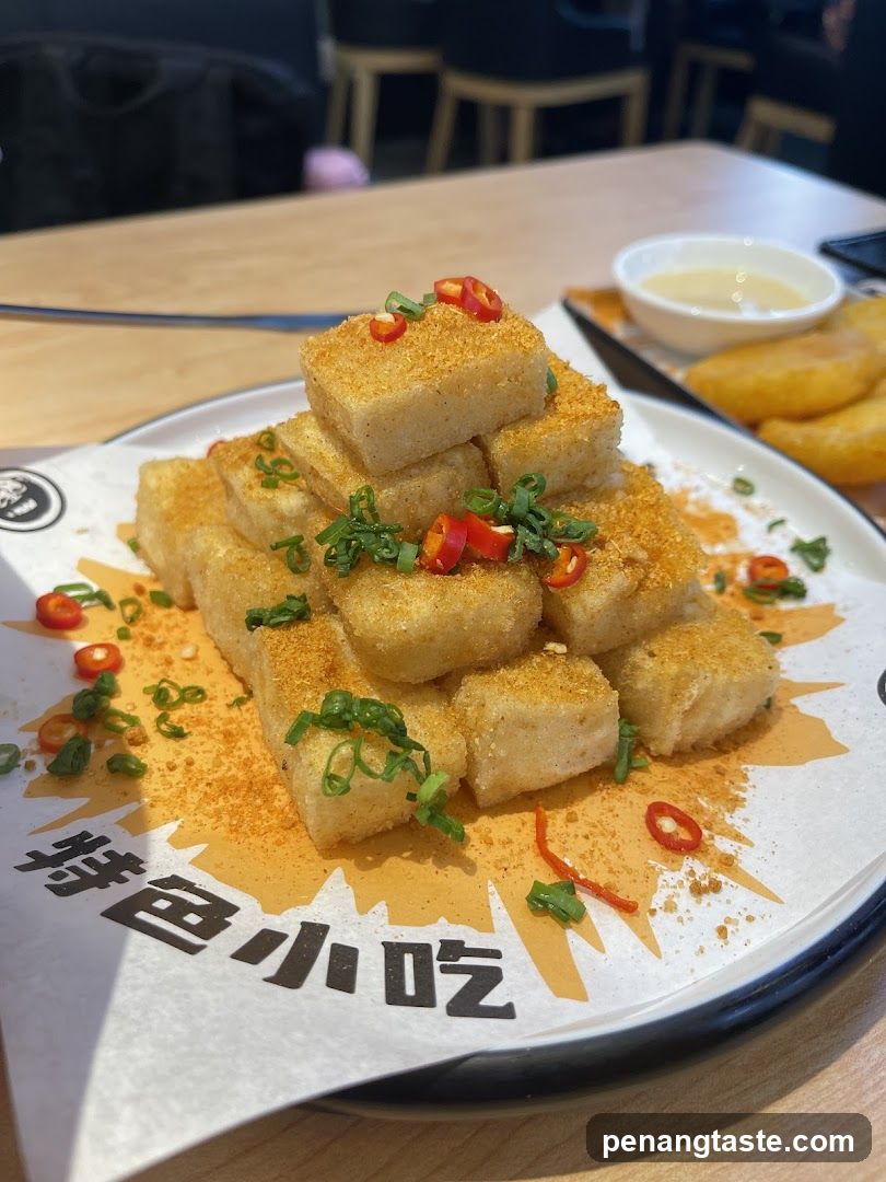 Fried Tofu with Chili and Sesame