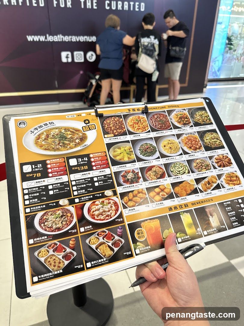 Restaurant Menu Board