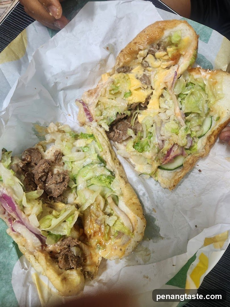 Sub Sandwich with Toppings