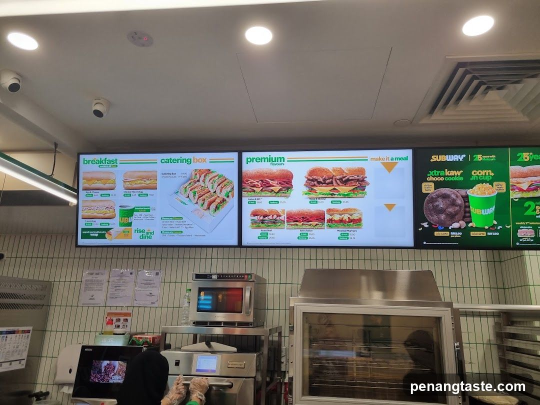 Subway Restaurant Interior View