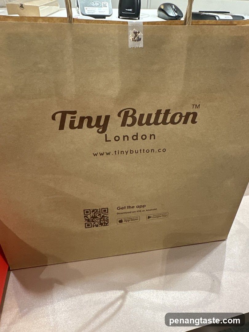 Tiny Button London Shopping Bag