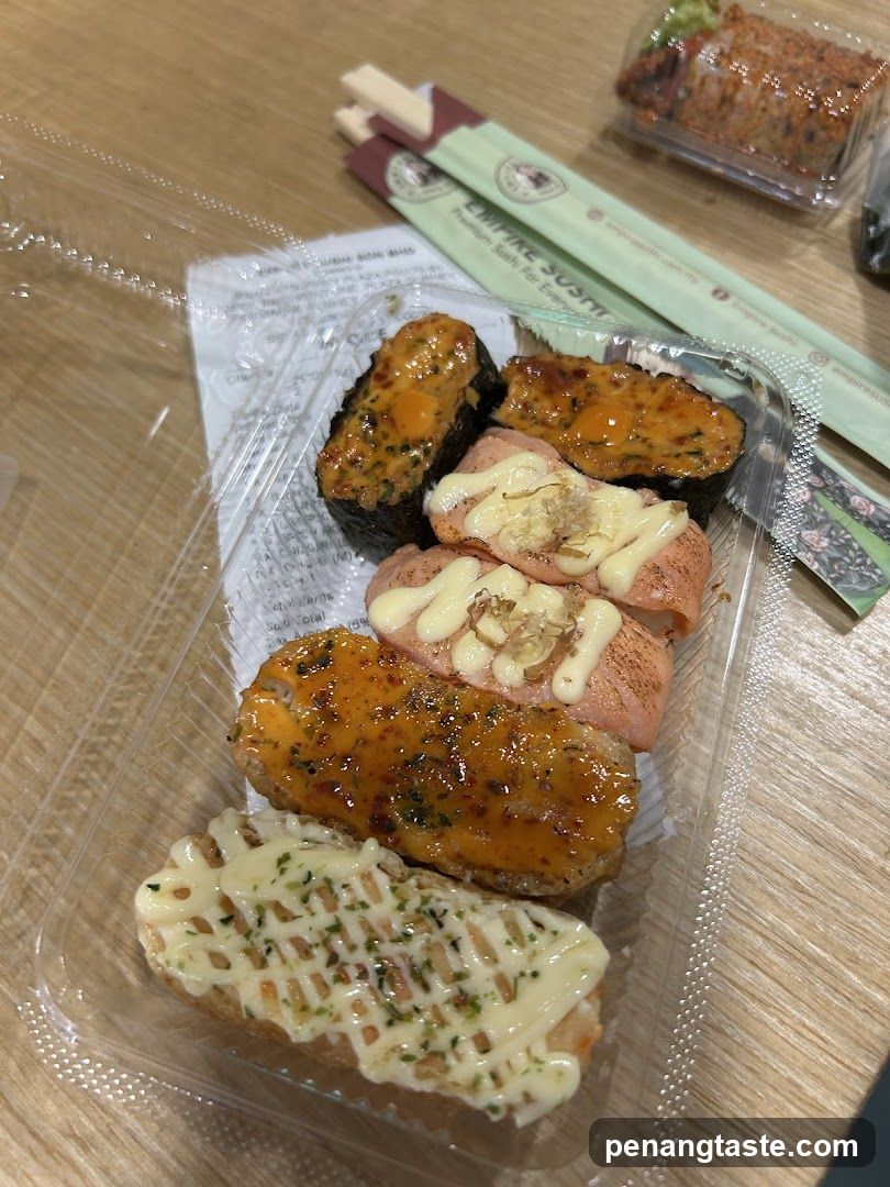 Sushi Platter with Toppings
