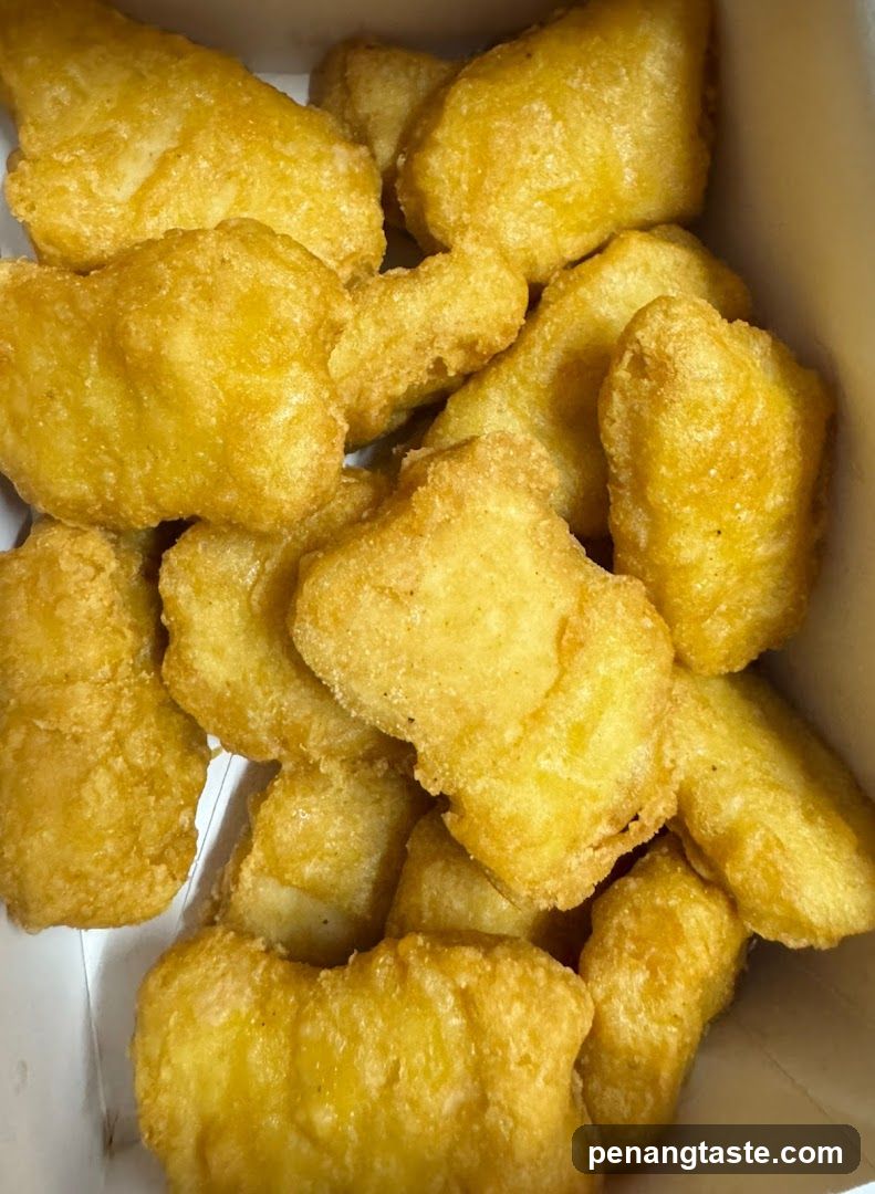 Fried Chicken Pieces in Container
